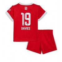 Bayern Munich Alphonso Davies #19 Fußballbekleidung Heimtrikot Kinder 2022-23 Kurzarm (+ kurze hosen)